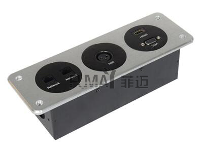 多媒体铝面板插座 FM C03